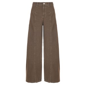 552572429 Wind brown low waisted vintage Maillard jeans