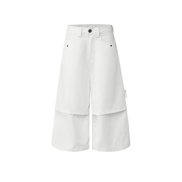 Loose Cargo 7/8 Denim Pants for Women, Summer Casual Straight Leg Jeans
